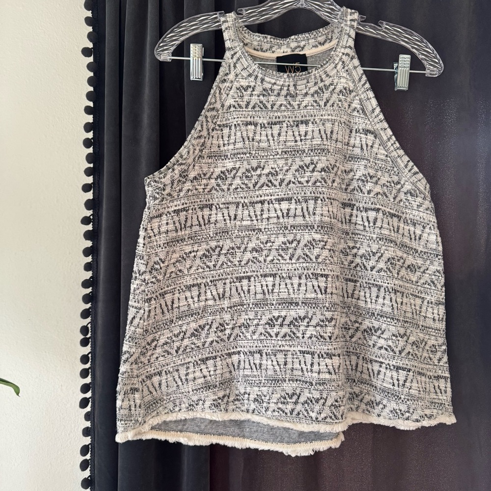 W5 Anthropologie Geo tapestry Tank Sleeveless Tapestry‎ Boho Top
